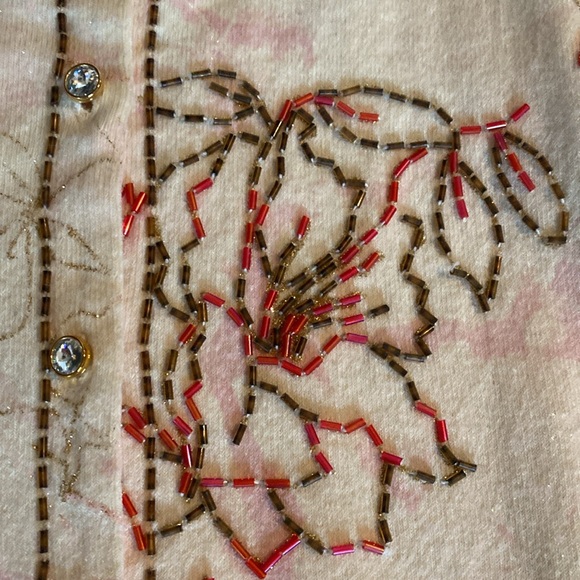 Vintage beaded cardigan - Picture 2 of 9